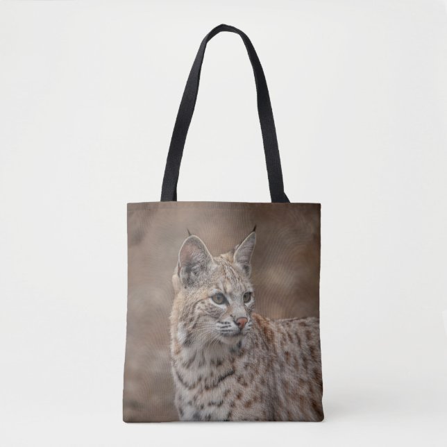Portrait eines Bobcat Tasche (Vorderseite)