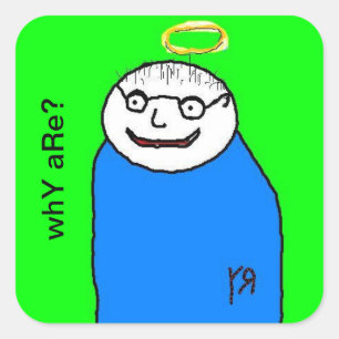 Portrait eines Friend Sticker