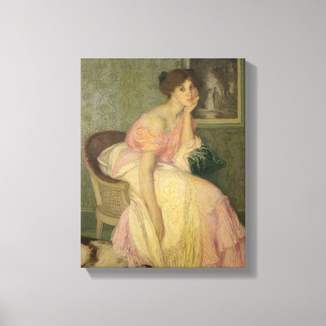 Portrait eines jungen Mädchens, 1906 Leinwanddruck (Vorderseite)