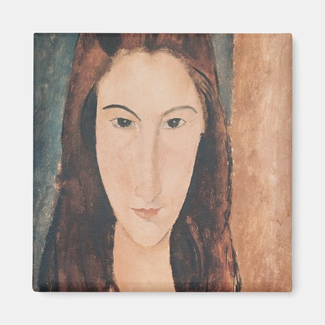 Portrait eines jungen Mädchens Magnet (Vorne)