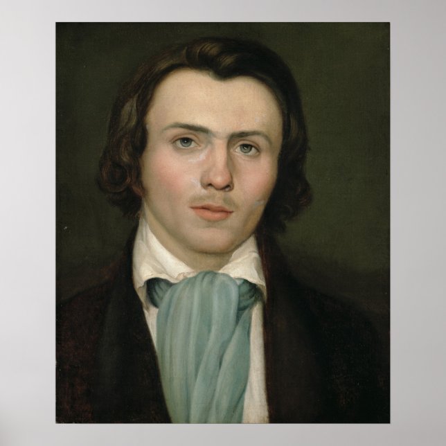 Portrait eines jungen Mannes Poster (Vorne)