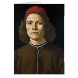 Portrait eines jungen Mannes von Botticelli