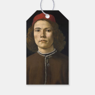 Portrait eines jungen Mannes (von Sandro Botticell Geschenkanhänger
