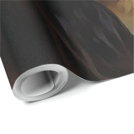 Portrait eines Königs Charles Cavalier Spaniel Geschenkpapier