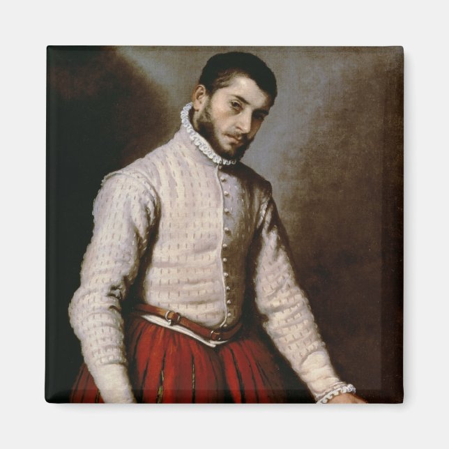 Portrait eines Mannes, c.1570 Magnet (Vorne)