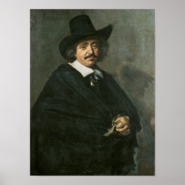 Portrait eines Mannes, c.1654-55 Poster (Vorne)