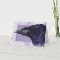 Portrait eines Raven Corvid Liebhaber des Kunstdes