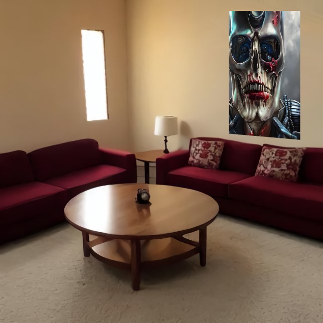 Portrait eines toten Schädels l | AI Art Poster (Von Creator hochgeladen)