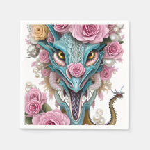 Portrait eines wunderschönen, skurrilen, rosa Drac