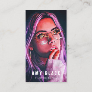 Portrait Femme Carte de visite de photographie fém