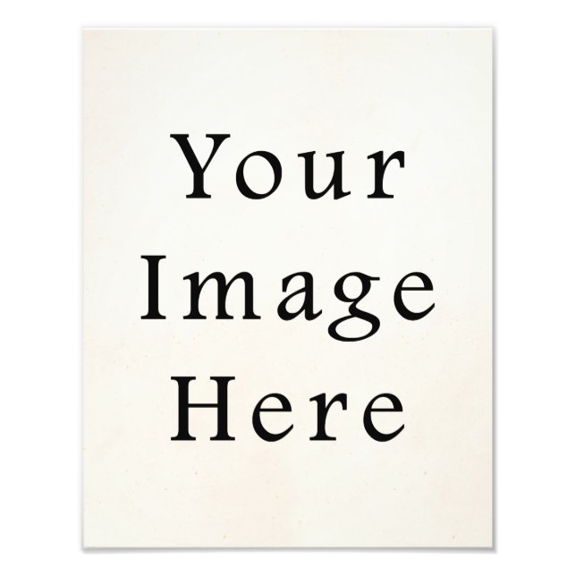 Portrait Foto Personalisiertes Poster Papier druck (Vorne)