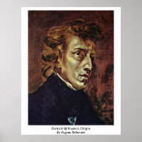Portrait Frederic Chopin von Eugene Delacroix