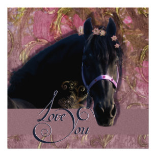 Portrait Friesian DIAMOND - Impression photo