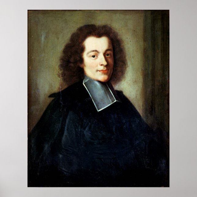 Portrait gilt als junger Mann Voltaire Poster (Vorne)
