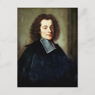 Portrait gilt als junger Mann Voltaire Postkarte