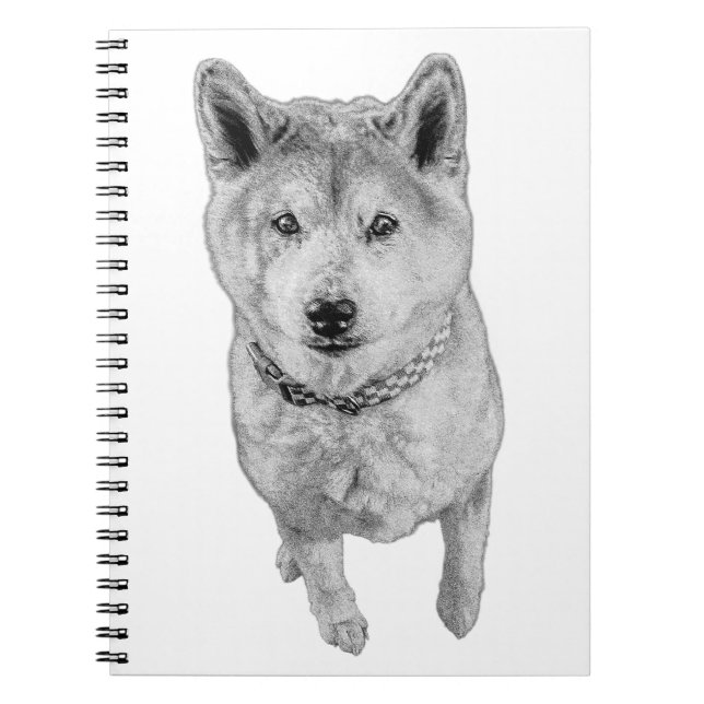 Portrait in Lines Notizblock (Vorderseite)