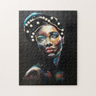 Portrait "Intricate Beadwork Headdress"
