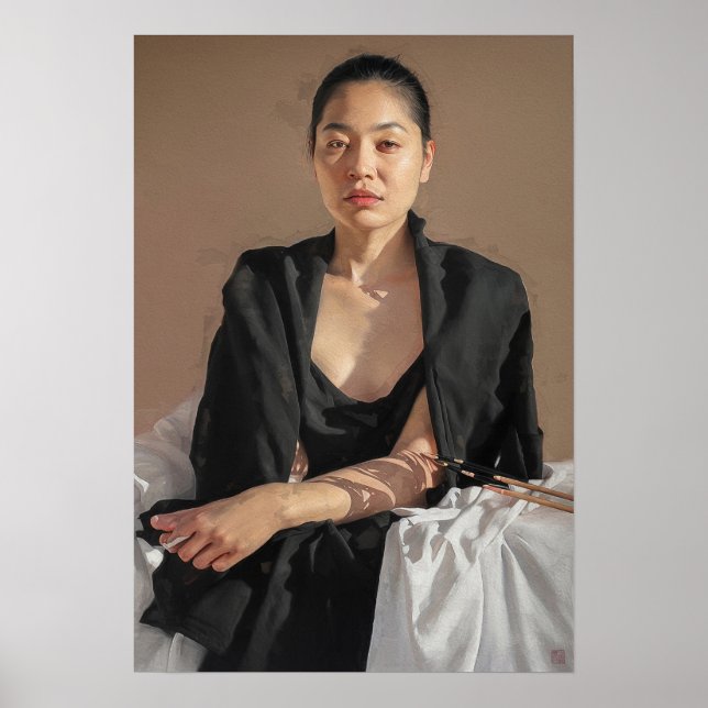 Portrait - Leinwand Art Print Poster (Vorne)