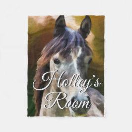 Portrait Malerei Personalisiert Fleecedecke