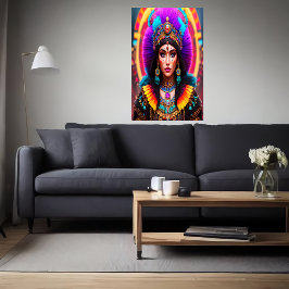 Portrait: Mictēcacihuātl a Aztec Goddess | Art der Poster
