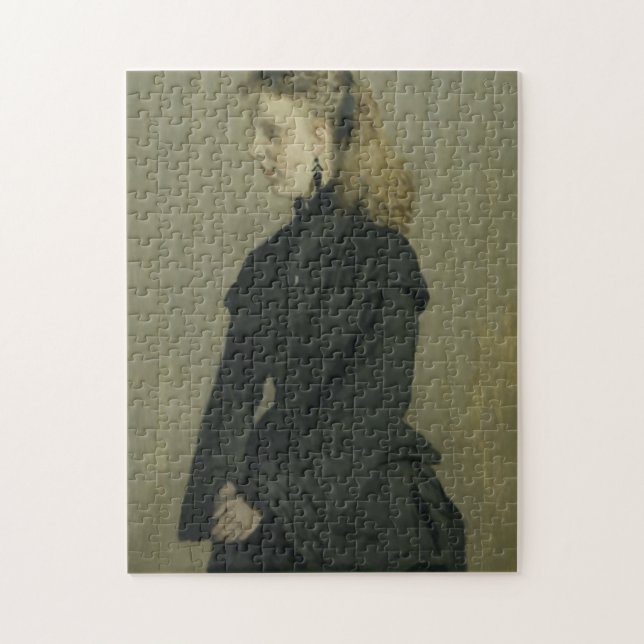 Portrait Miss Guurtje van de Stadt Monet Kunstkuns (Vertikal)