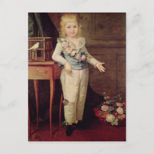 Portrait mutmaßlich Louis XVII Postkarte