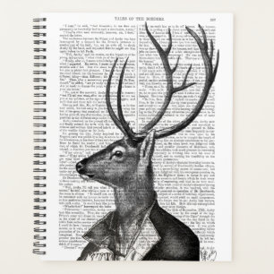Portrait noir et blanc de cerfs