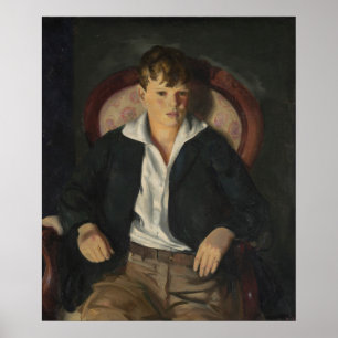 Portrait of a Boy by George Bellows (1921) Poster