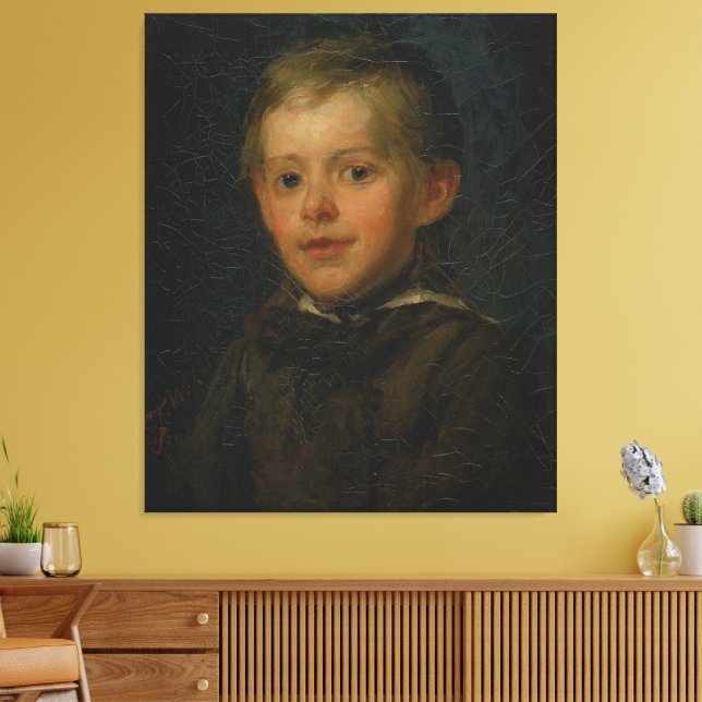 Portrait of a Boy  Leinwanddruck (Insitu (Wohnzimmer))