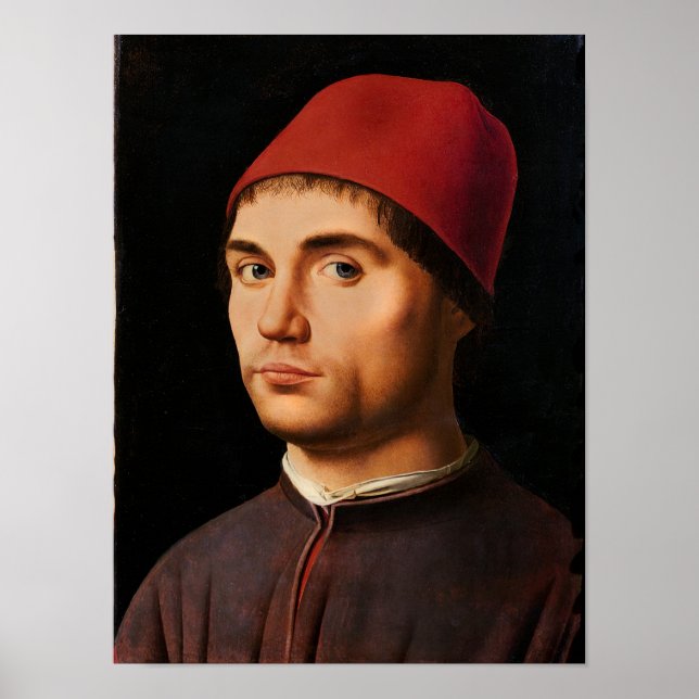 Portrait of a Man, c.1475 Poster (Vorne)