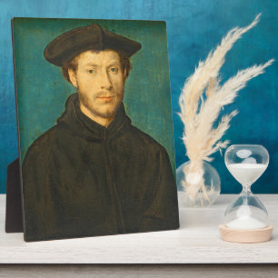 Portrait of a Man, c. 1536- 40 (oil on walnut) Fotoplatte