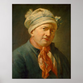 Portrait of a Man - Jean-Siméon Chardin Fine Art Poster