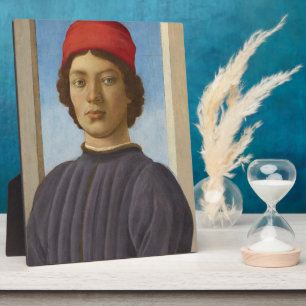 Portrait of a Youth, c.1485 (öl & tempera) Fotoplatte