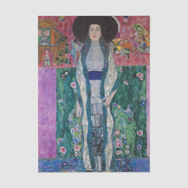 Portrait of Adele Bloch Bauer, Gustav Klimt Seidenpapier (Vorderseite)