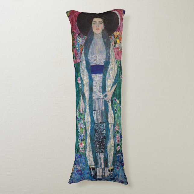 Portrait of Adele Bloch Bauer, Gustav Klimt Seitenschläferkissen (Vorderseite Vertikal)