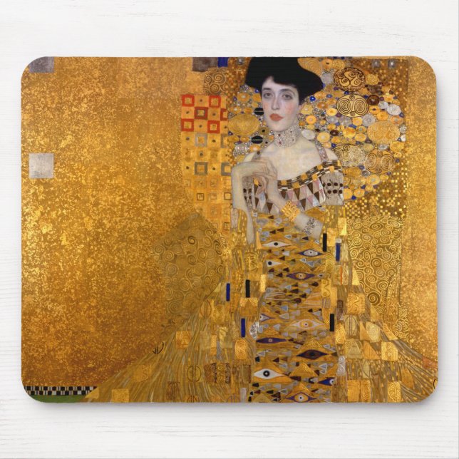 Portrait of Adele Bloch-Bauer I by Gustav Klimt Mousepad (Vorne)