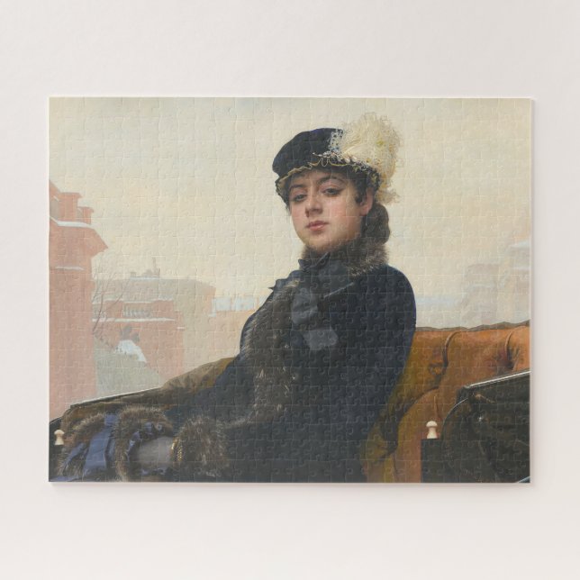 Portrait of an Unknown Woman, Ivan Kramskoi (Horizontal)