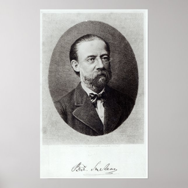 Portrait of Bedrich Smetana Poster (Vorne)