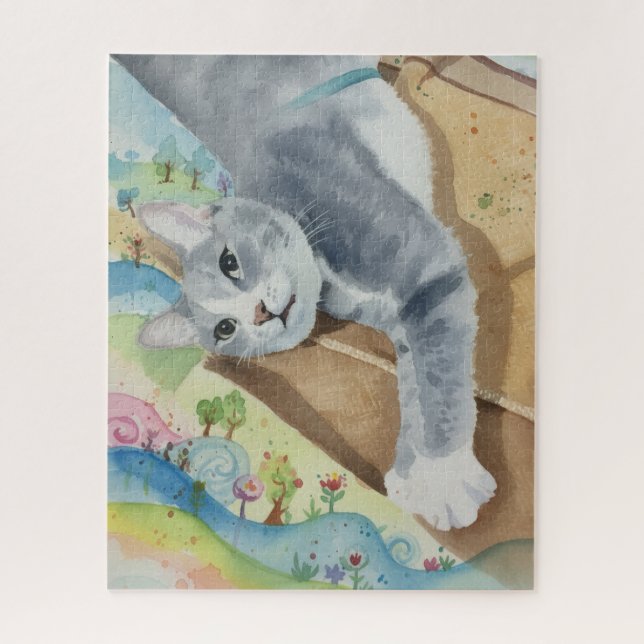Portrait of Cat Puzzle (Vertikal)