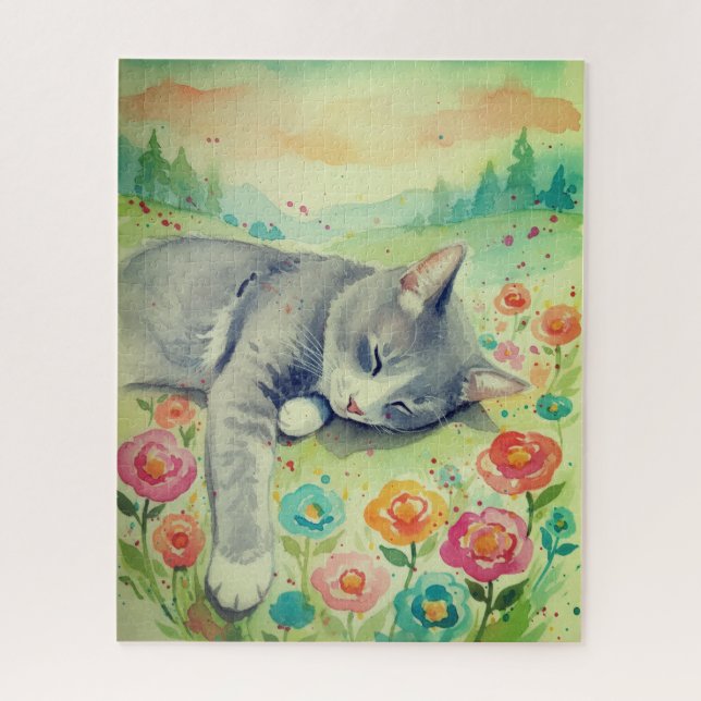 Portrait of Cat Puzzle (Vertikal)