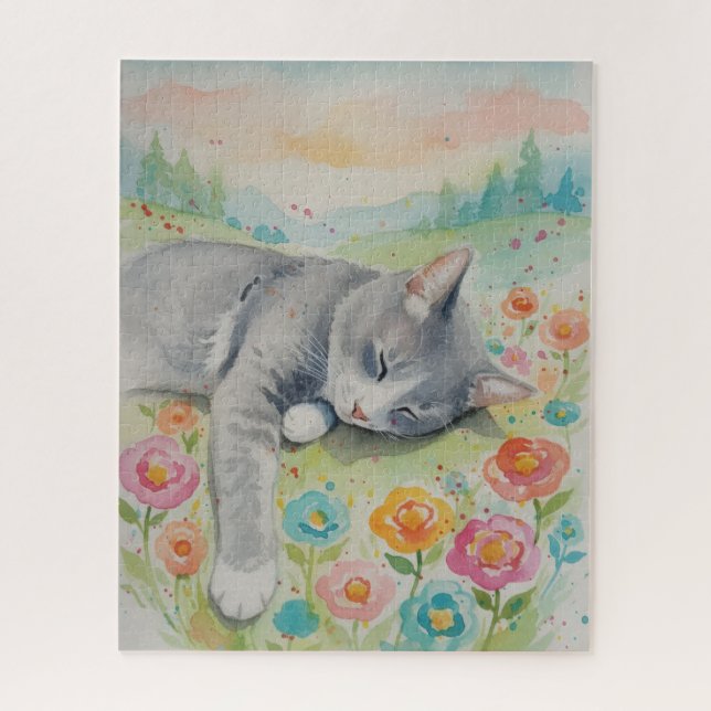 Portrait of Cat Puzzle (Vertikal)