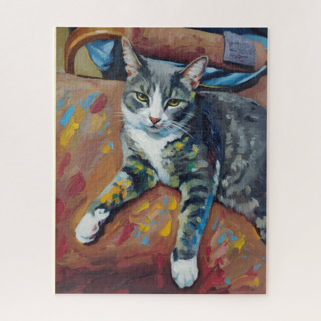 Portrait of Cat Puzzle (Vertikal)