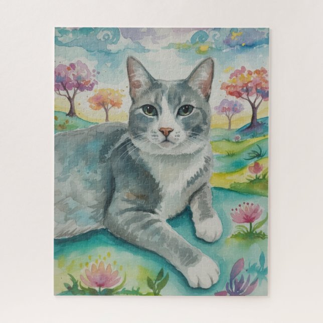 Portrait of Cat Puzzle (Vertikal)
