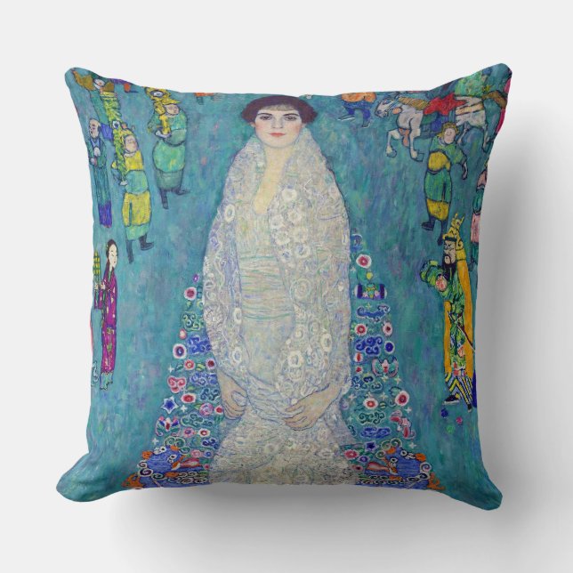 Portrait of Elisabeth Lederer, Gustav Klimt Kissen (Vorderseite)