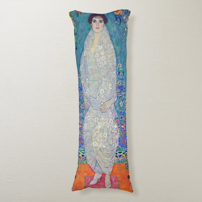 Portrait of Elisabeth Lederer, Gustav Klimt Seitenschläferkissen (Vorderseite Vertikal)
