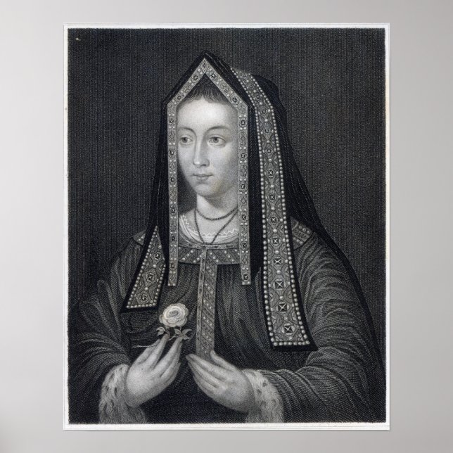 Portrait of Elizabeth of York Poster (Vorne)