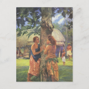 'Portrait of Faase' - John LaFarge Postcard Postkarte