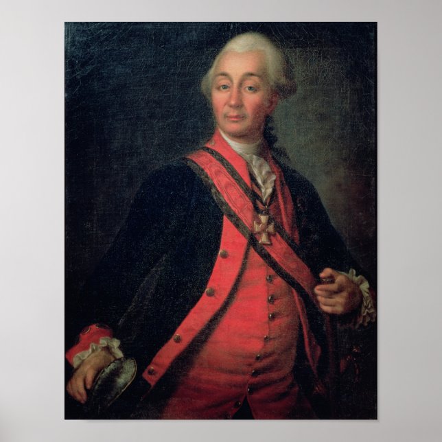 Portrait of Field Marshal Generalissimo Poster (Vorne)