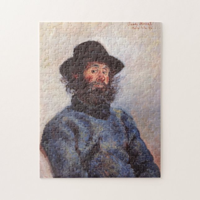 Portrait of Fisherman at Belle-Île Monet Kunstvoll (Vertikal)