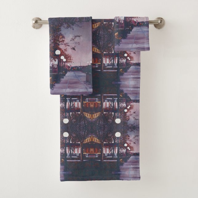 Portrait of Freedom, Insel Ellis Badhandtuch Set (Insitu)